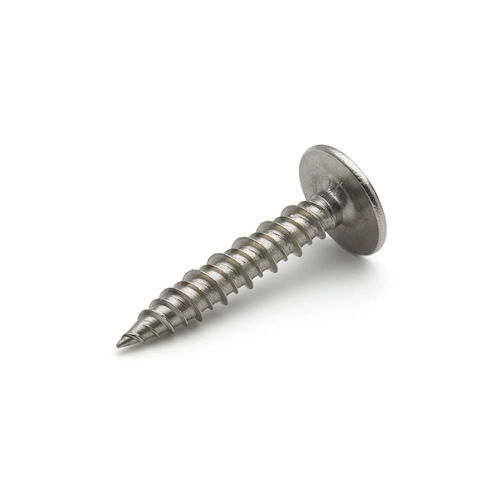 Round washer head screw (A2 stainless steel) for
wood studs and steel plates max 1 mm